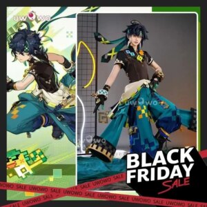 UWOWO Collab Series: Kinich Cosplay Game Genshin Impact Natlan Dendro Kinich Cosplay Costume Halloween Costume