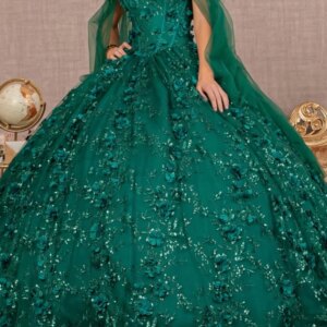 Customized Green Women Prom Dress Dance Queen Flower Lace Up Ball Gown Vestido De xv Anos Sweet 15 16 Quinceanera Dress 2025