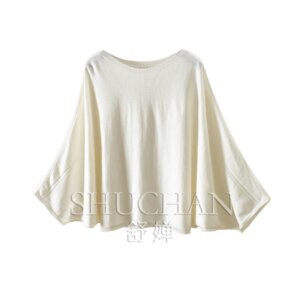 High Quality Silk + Wool Loose Bat Sleeve Knitted Sweater Women 33A9 Pullover Sueter Mujer Invierno 2025