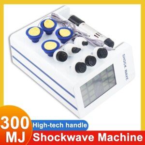 Shockwave Therapy Machine Muscle Stimulator ED Treatment Body Relax Health Care 300MJ Portable Shock Wave Physiotherapy 
