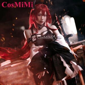 CosMiMi Surtr Cosplay Game Arknights Costume Original Skin Gorgeous Combat Uniform Women Carnival Party Role Play Clothing S-L