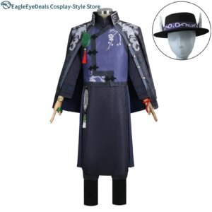 Anime Mr. Xie Cosplay Costume Wig Game Identity V Qilin Merchant Wu Chang Truth Underneath Women Men Cosplay-Costumes
