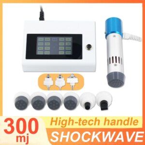 300MJ Shockwave Therapy Machine ED Treatment Relieve Plantar Fasciitis Arthritis Pain Promotes Healing Shock Wave Massager