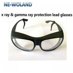 Premium Lead Glasses with Front &Side Protection 0.5 & 0.75mmPb,with Neck Strap ray protection for Various High-Risk Institution