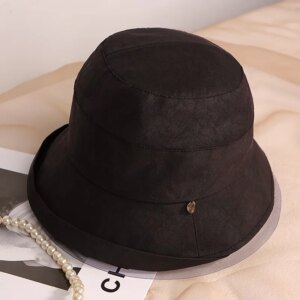 Light luxury gauze Hepburn hat women’s new silk foldable sunscreen