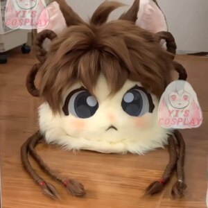 Yis cosplay Custom Furry head Kigurumi Head Cosplay Kemono Fursuit Handmade Headsets Beast Customized Fursuit Kemono Head