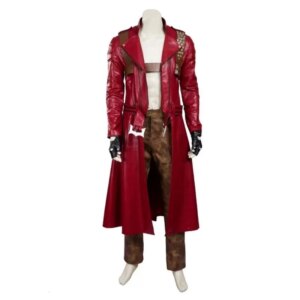 Dante Cosplay Costume Men’s DMC Costume Deluxe Outfit Adult Halloween Cosplay Costume Jacket COSPLAYONSEN