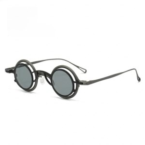 Belight Optical Round Shape Clip On Eyeglasses Sunglasses Titanium Vintage Retro Women Men Prescription Eyeglasses RG1911TI