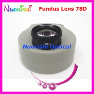 78D-W Ophthalmic Aspheric Glass Lens Packed With White Plastic Box