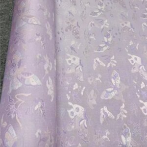 New high-end custom cross-color Luo fabric 100% silk Chinese-style top and set