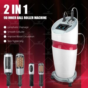 Professional 2 IN 1 9D Roller Massage Machine Body Shaping Slimming Therapy Cellulite Removal Inner Ball Roller Device