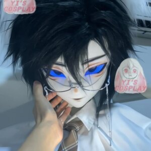 Yis cosplay Custom Furry head Kigurumi Head Cosplay Kemono Fursuit Handmade Headsets Beast Customized Fursuit Kemono Head