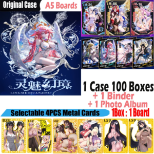 “Spiritual Fantasy” New A5 Size Board Waifu Collection Card Hobby Genshin CCG Card Shenhe Doujin Toys Board Gifts