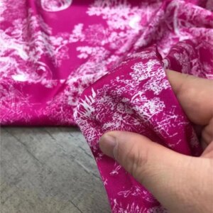 New Product 21 momme twill Stretch Silk Fabric Printed Clothing