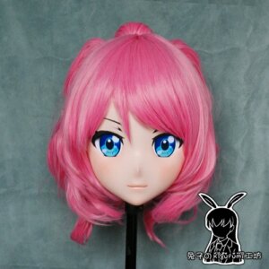(KM291) Handmade Female Resin Cosplay Japanese Role Play Anime Character Kigurumi Mask Crossdresser Doll Transgender Mask