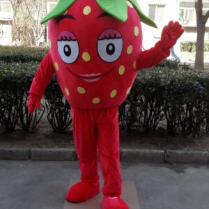 mascot  strawberry Mascot costume fruit custom fancy costume anime cosplay kits mascotte cartoon theme fancy dress 41055