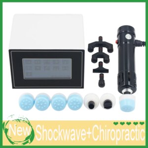 New Professional Shock Wave Therapy Machine ED Treatment Body Relax Massager Waist Neck Pain Relief 2 In 1 Chiropractic Tool