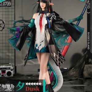 COSMART Arknights Dusk Dress Cosplay Costume Cos Game Anime Party Uniform Hallowen Play Role Clothes Clothing