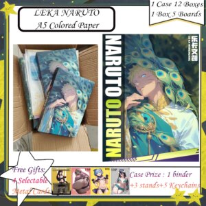LEKA NARUTO A5 Acrylic Colored Paper Naruto Cards Naruto Anime Character Hinata Kakashi Sasuke Uchiha Itachi Jiraiya