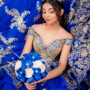 Customized Shiny royal blue Quinceanera Dress Off Shoulder Lace sequin applique crystal Long tail vestidos de 15 Quinceanera