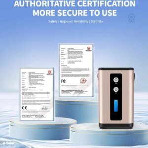 High Concentration Hydrogen Inhalation Therapy Machine High Purity 99.99% Hydrogen Inhalation Machine with Water Rod