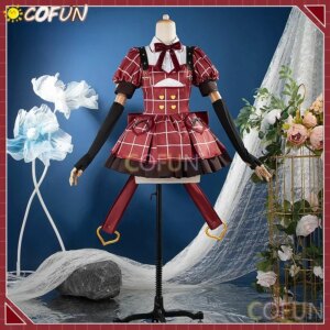 [Customized] Vtuber Makaino Ririmu Cosplay Costume Cos Game Anime Party Uniform Hallowen Play Role Clothes Clothing Dress