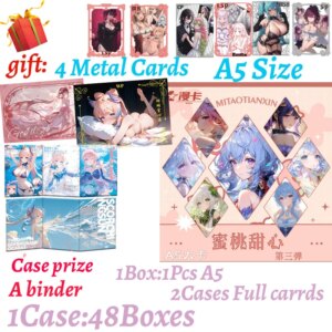 A5 Size Goddess Waifu Board Game Card – Peach Sweet Heat 3 Doujin Booster Box Rare LSP SSP SSR Collection Toy