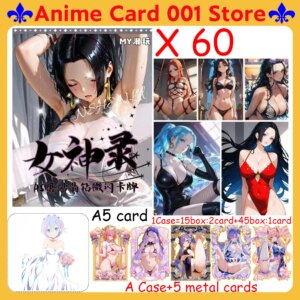 New Goddess Record Goddess  Waifu Story Collection Card Anime A5 card Girls Swimsuit Bikini Rare Ccg Tcg Collect blind box