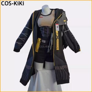 COS-KiKi Arknights Jessica The Liberated Game Suit Cool Elegant Uniform Cosplay Costume Halloween Party Role Play Outfit Women