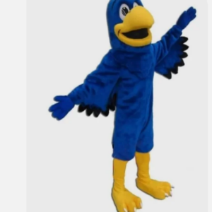 New Adult Hot Sale Foam Cute Blue Parrot Bird Cartoon Mascot Costume Plush Christmas Fancy Dress Halloween Mascot Costume