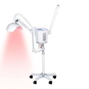 2025 Facial Steamer Professional Face Spa Cold and Hot Hot Steamer with 4 Colors Led Light Therapy