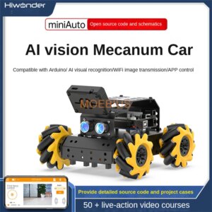 Hiwonder Miniauto Arduino Robot Car Omni Wheel AI Visual Recognition Tracking UNO Programming Robot Toys