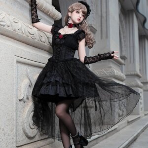 Design Dark Rose Lolita Daily Lovely Lolita Sweet Dress