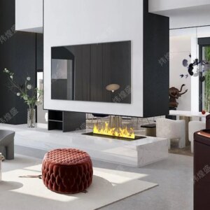 5 Years Warranty led flame vapor fire electronic fireplace with water steam