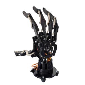 5 Dof Robot Hand with Base Humanoid Robotic Finger Bionic Assembled Mechanical Manipulator Claw for Arduino Programmable Robot