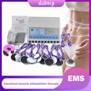 Home use ems electrical muscle stimulation therapy body shaping device, lymph drainage russian wave electric muscle stimulator