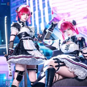 LoveLive Nijigasaki High School Tennouji Rina Cosplay Dress Women Cosplay Costume Gothic Sailor Dress Halloween Party Uniforms