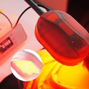 HLKGO Professional LED Mask for Skin Tightening, Lighten Dark Circles Pigmentation, Kill Bacteria & Reduce Inflammation