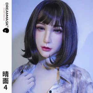 (Q04 CHING4)’Dreammask’ DMS Crossdressing Female/Girl Half/ Full Head Cosplay Kigurumi Male To Female Mask Drag Queen Shemale