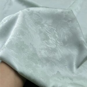 National wind 22momme heavy crepe jacquard silk blouse dress Cheongsam cloth new Chinese fabric