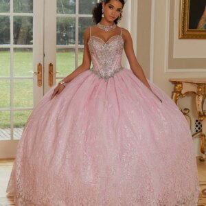 Sparkling Sleeveless Quinceanera Dress 2025 Classic Sequin Party Dress Charming Spaghetti Strap Ball Gown Sweet 16 Party Gown