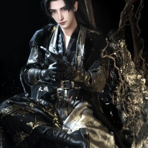Mo Ran Xiao Ce’an Xiao Fuxuan Dan Tai Jin Cos Versatile Ancient Style Silver Black Han Fu Cosplay Costume Halloween Han Fu