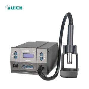 QUICK 881D Rework Station 861DW Flagship Edition, LED Display, Hot Air Rework Station for Phone BGA Repair,  1300W