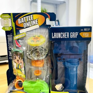 GENUINE TT BEYSPLAYER BB-35 C145S FLAME SAGITTARIO&BB-15A LAUNCHER GRIP Battle metal fusion new with original packaging set
