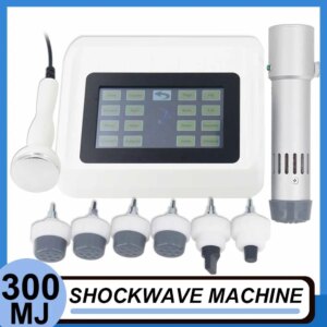 Shockwave Therapy Machine 300MJ Relieve Pain ED Treatment Ultrasonic Therapy Instrument Muscle Relaxation Physiotherapy