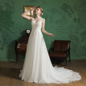 Custom Made Princess Gown Wedding Dress Luxury Bridal Gowns Vestidos DE Novia With Royal Trail