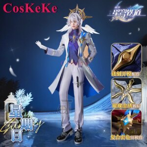 CosKeKe Sunday Cosplay Game Honkai: Star Rail Costume Full Set Fashion Uniform Suits Halloween Party Role Play Clothing S-XXL