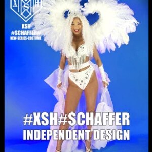 Bar gogo female white party secret wings Christmas Valentine’s Day ds singer costume