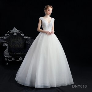 Summer Main Bridal Wedding Dress Floor Length Luxury Gown