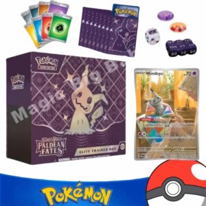 Pokemon Cards Original Trading PTCG Cartoon SV4.5 U.S. Edition Card Paldean Fates Grandmaster Box ETB Booster Pack PTCG Mystery